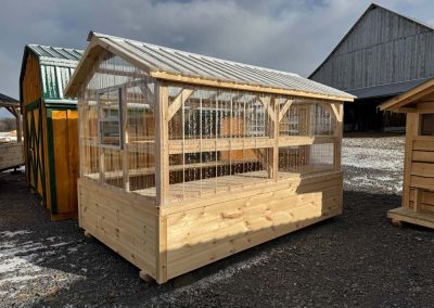 Amish built greenhouse